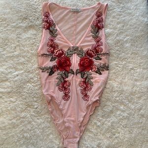 YaYa & Co. - Mesh Pink Body Suit